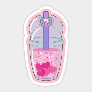 Boba Love Sticker